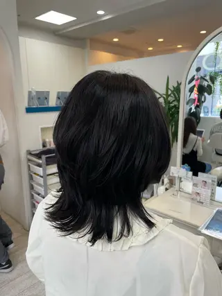 ミディアム 新籾 尚哉のヘアスタイル