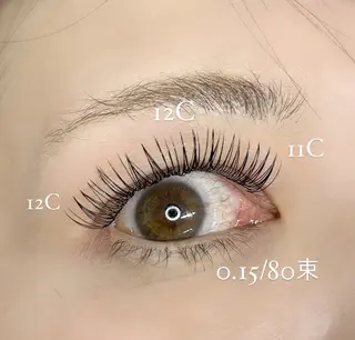 マツエク・マツパ NAIL SALONアトリエBONO【全席個室サロン】所属・小濱 瑞穂のマツエク・マツパデザイン