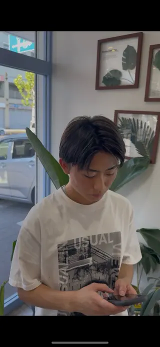 メンズ elf 麻由奈のヘアスタイル