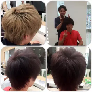 ショート ミディアム セミロング ロング カラー パーマ メンズ 中村 卓也のヘアスタイル