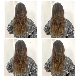 ロング カラー 京都大人女性ショート 徒歩1分/秋山のヘアスタイル