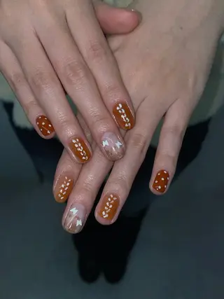 ネイル GO TODAY 吉祥寺Glint所属・うの 韓国ﾈｲﾙ໒꒱⋆⭒˚のネイルデザイン