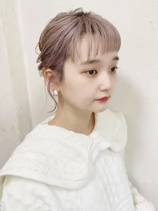ショート カラー shiori ❤︎ /透明感カラーのヘアスタイル