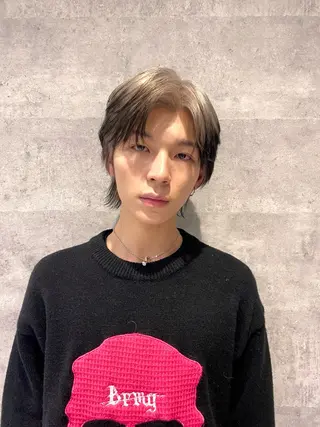 メンズ _WHITE難波店[アンダーバーホワイト]所属・艶カラー/髪質改善 /韓国風/中村嘉秀のヘアスタイル