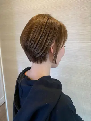 ショート カラー ‎🤍透明感カラー 【仙川】セリナ‎🤍のヘアスタイル