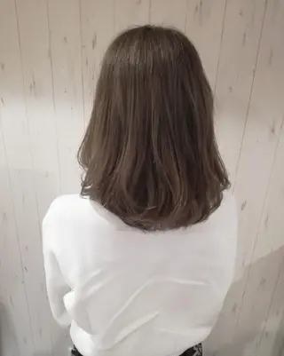 ミディアム カラー 西川 敏夫のヘアスタイル