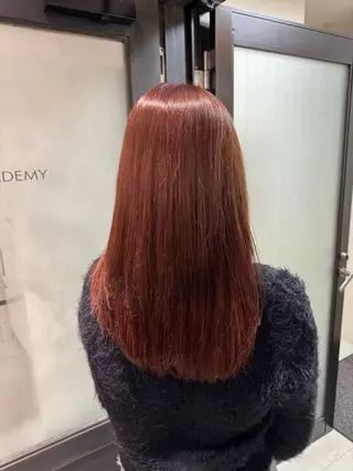 セミロング カラー 田村講幸 ALBUMアカデミーのヘアスタイル