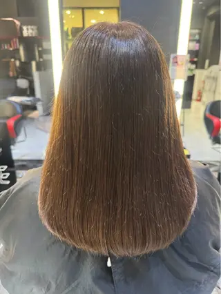 ミディアム カラー ブリーチ/ヘアケア/ 艶髪/イギチハルのヘアスタイル