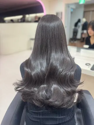 ロング カラー 🤍韓国大人っぽ ベージュMAI🤍のヘアスタイル