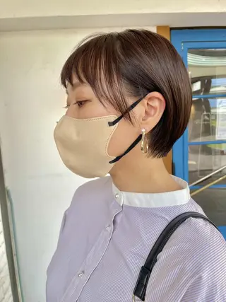 ショート カラー 🐈外山　紫🐈 モデル募集中のヘアスタイル