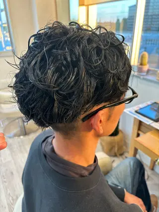 パーマ メンズ クレヴィア所属・久保田 光稀のヘアスタイル