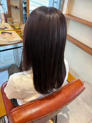 カラー 竹広綾乃/ 艶カラーのヘアスタイル