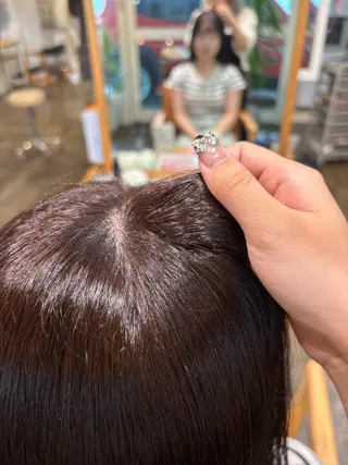 カラー miyu/ケアカラー /髪質改善のヘアスタイル