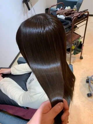 ミディアム 【清瀬】パサツキ 広がり改善川合剛史のヘアスタイル