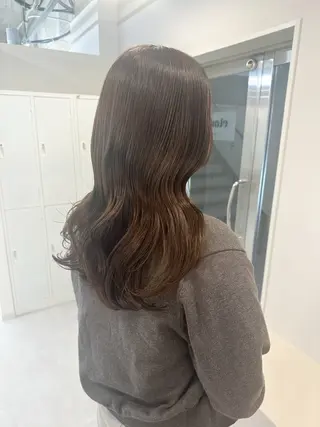 ロング カラー 🌼透明感艶カラー オリーブ🌼河村咲のヘアスタイル