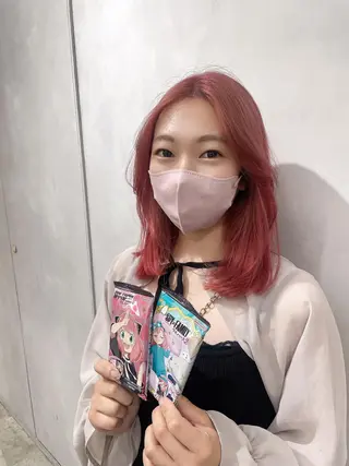 ミディアム カラー 透明感カラー✨艶髪 制作🌱山根あゆみのヘアスタイル