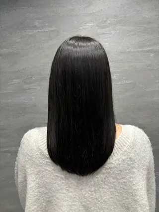 セミロング カラー 永井大樹✨ 透明感カラー✨のヘアスタイル