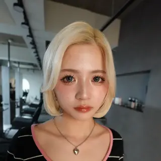 ミディアム カラー 似合わせカットカラー ⭐️代表⭐️のヘアスタイル