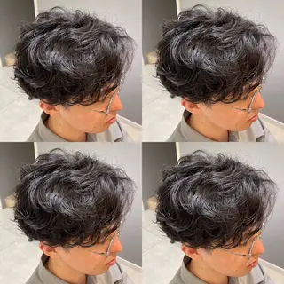 ショート パーマ メンズ ✨ギャップNO1✨ 工藤大輔のヘアスタイル