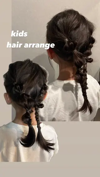 ロング 南里  梨奈のヘアスタイル