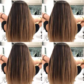 ミディアム カラー JILBLAN京都 ショート/ハイライトのヘアスタイル