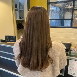 ロング カラー スナコザワ レナのヘアスタイル