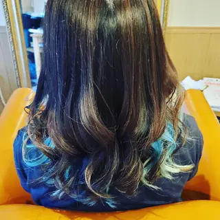 ロング カラー spa hair  ark 富井直美のヘアスタイル
