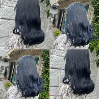 セミロング カラー カジュアルを女っぽく 𝗮𝘆𝗮𝗰𝗼のヘアスタイル