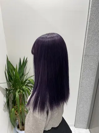 ロング カラー ヘアアレンジ 🫧原宿艶ワンカラー /ダブルカラー🫧のヘアスタイル