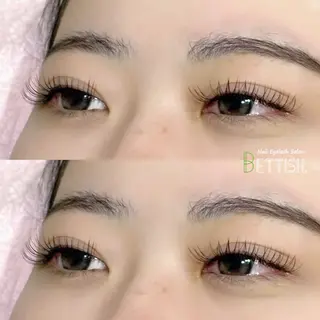 マツエク・マツパ BETTISH🩵 SERIのマツエク・マツパデザイン