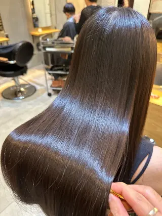 ロング 彼ウケ抜群🎀垢抜け 艶暗髪🪞一輝のヘアスタイル