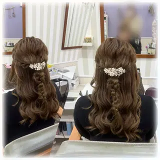 ヘアアレンジ 秋葉原コットン所属・ヘアセット 🤍AIRA🤍のヘアスタイル