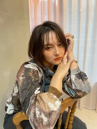 ショート カラー ショート/ボブ/ 心斎橋/宮脇美奈のヘアスタイル