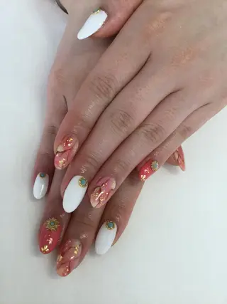 ネイル 💎🐰 saki. m 🐰💎のネイルデザイン