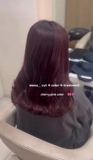 セミロング 🎀さ こﾁ🎀のヘアスタイル