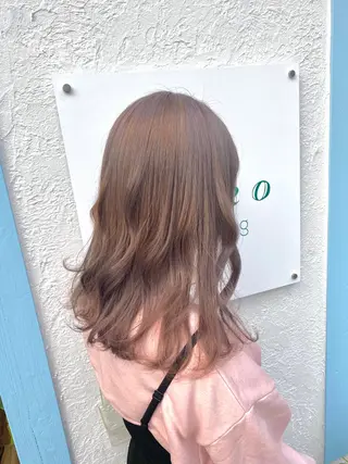 セミロング mare所属・＊＊＊ natsumiのヘアスタイル