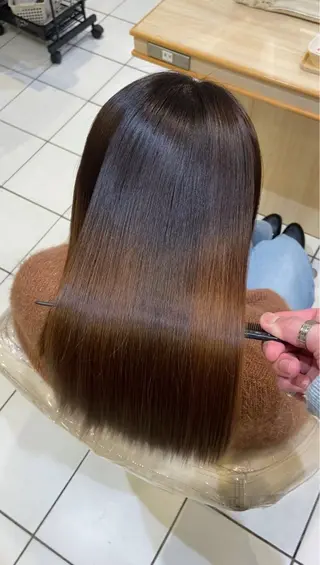 ロング パーマ ✨美髪の錬金術師🧙 縮毛矯正/嶽 涼太のヘアスタイル