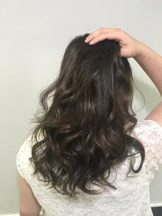 セミロング カラー 🤍🐰韓国ヘア/ レイヤー🤍菅原麻里のヘアスタイル