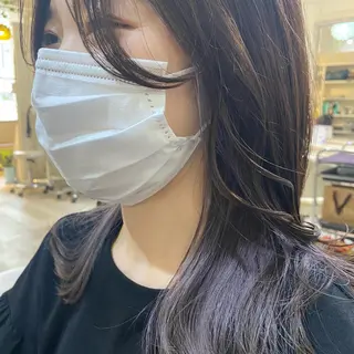 ミディアム カラー カラー特化美容師 なかもと たつひろのヘアスタイル