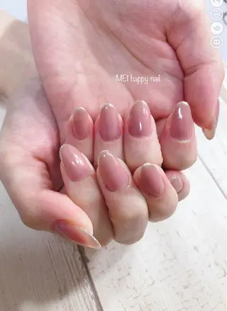 ネイル 北浦和 自爪育成ケアのネイルデザイン