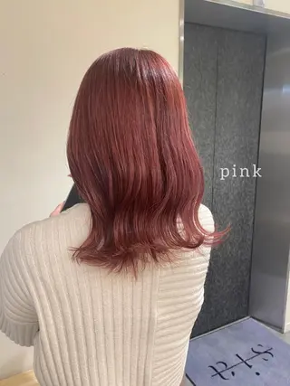 ミディアム カラー ヘアアレンジ ボブ /ニュアンス/ satomi🧸💖のヘアスタイル