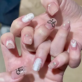 ネイル By moonネイル 🌷ワンホン/韓国風のネイルデザイン