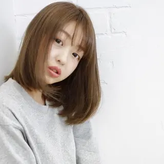 セミロング カラー 鈴木 翔梧のヘアスタイル