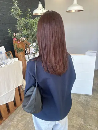 カラー ヤマグチ ユキナのヘアスタイル