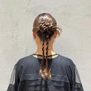 ロング ヘアアレンジ Nagi /艶カラー /ヘアメ/メンズのヘアスタイル