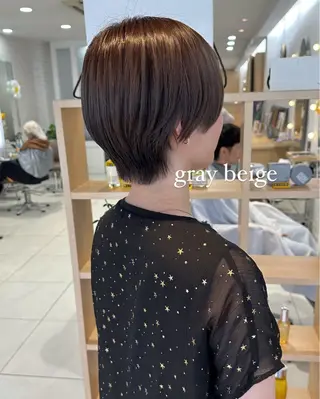 ショート カラー 山下恋佳/矢場町/ ブリーチ/ショートのヘアスタイル