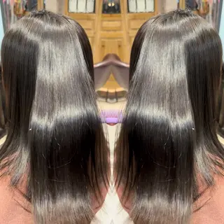 ロング 髪質改善トリート メント/川田のヘアスタイル