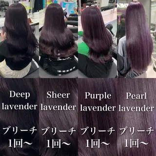 ロング カラー ヘアアレンジ レイヤー×透明感カラ ーHAYATOのヘアスタイル