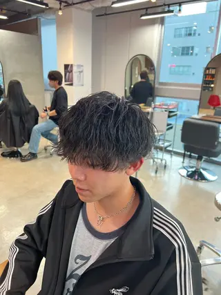ショート パーマ メンズ 千葉 大聖のヘアスタイル