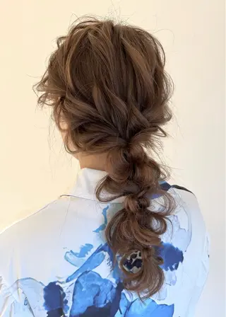 ロング ヘアアレンジ hair&make RabichePow所属・鈴木 香奈萌のヘアスタイル